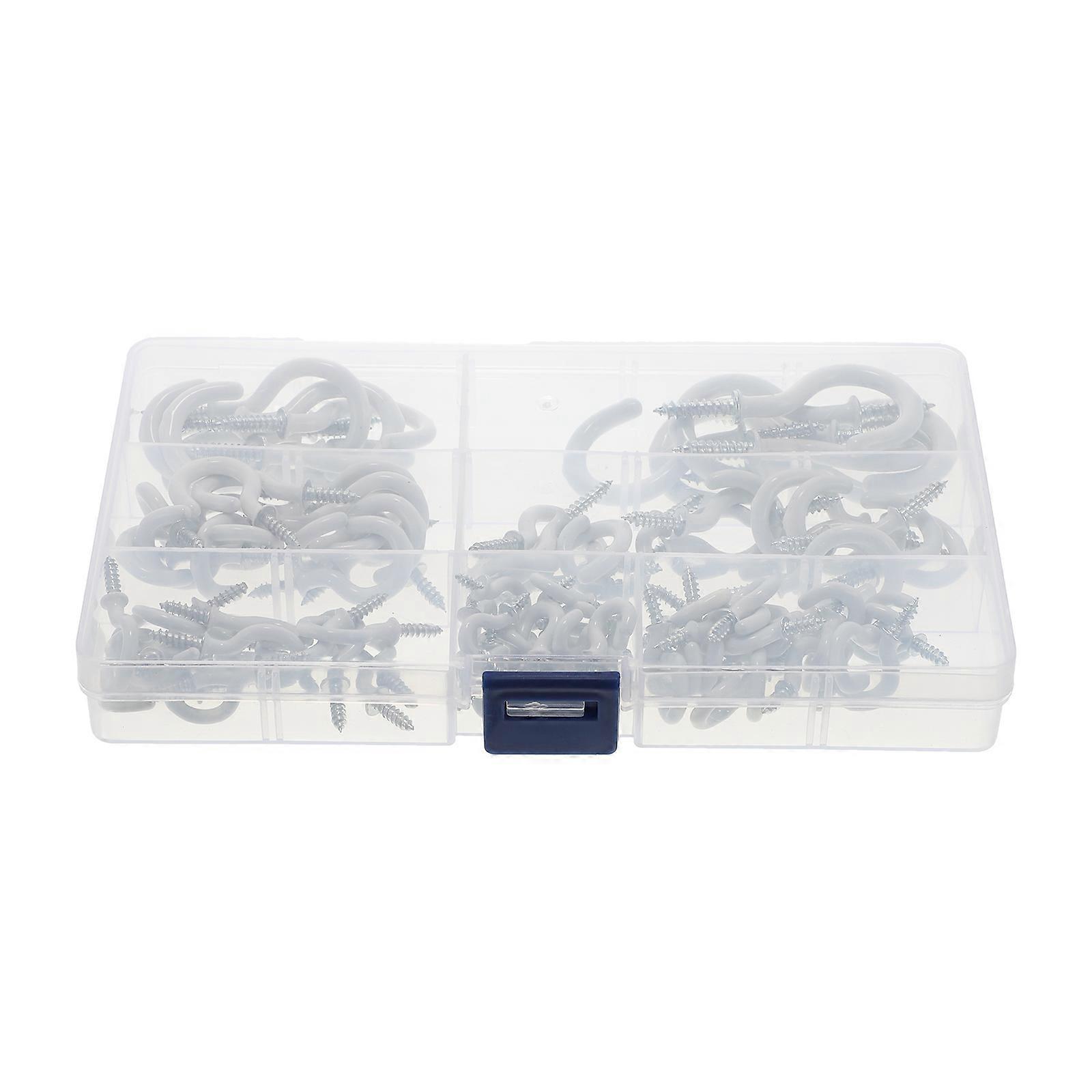 Hanging Storage Hook White Question Mark Shape for Cup Organizer 300Pcs