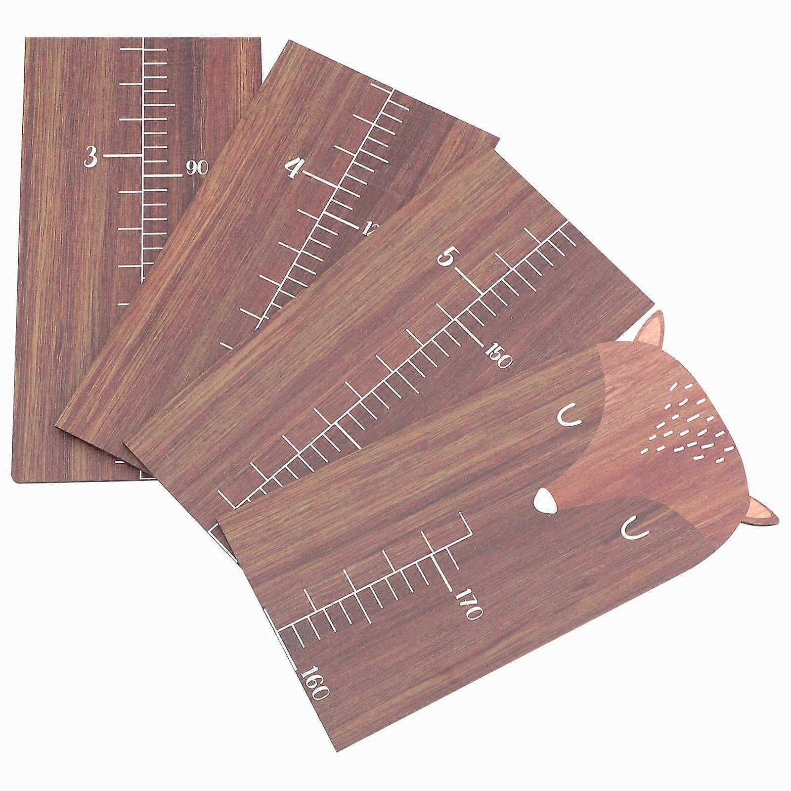 Wachstumstabelle aus Holz, 1 Set