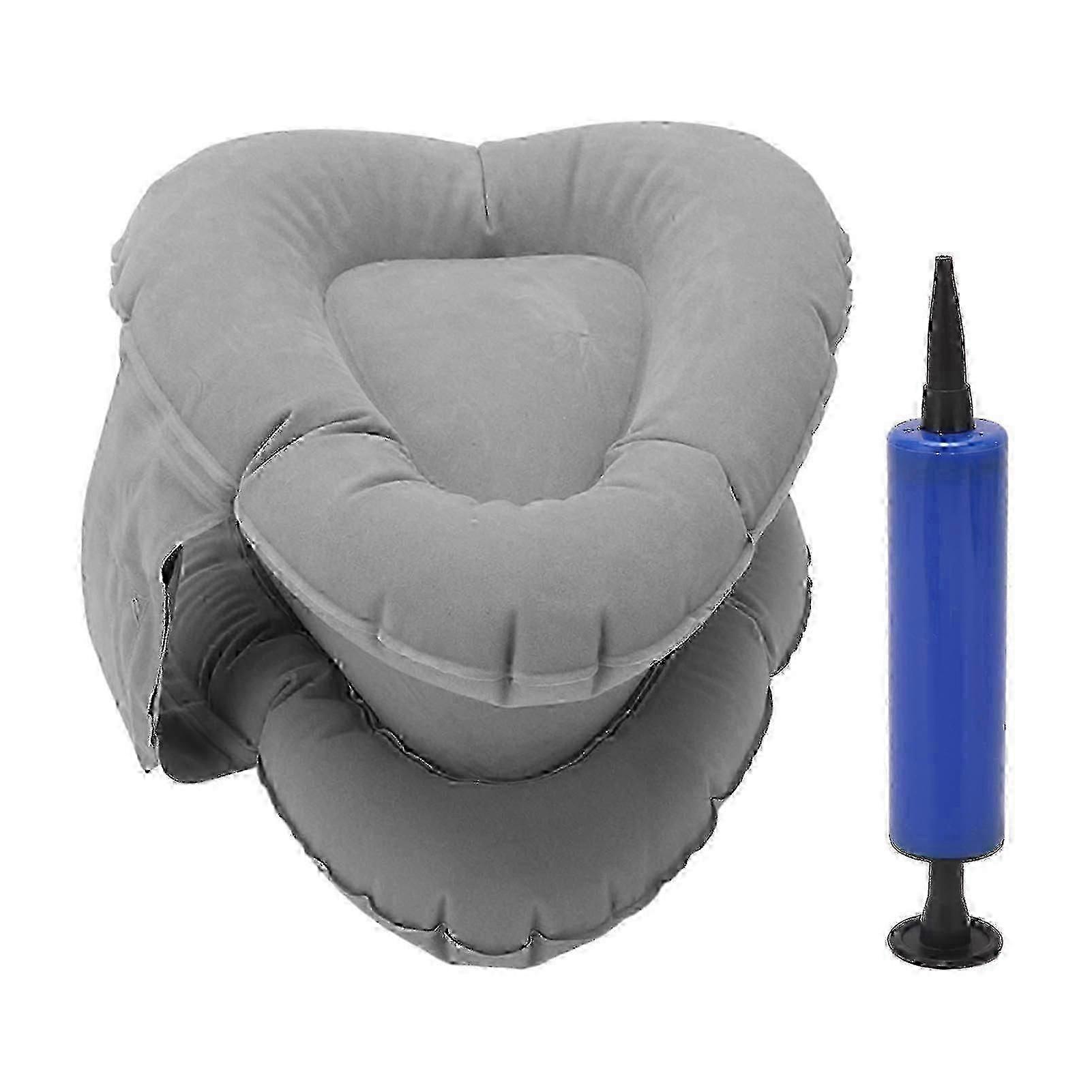 Golf Swing Inflatable Corrector, Adjustable PVC Gray Posture Trainer, with Manual Pump