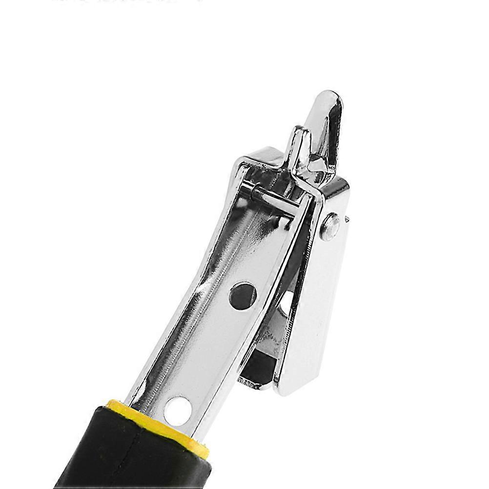 Plastic Handle Hand-held Stapler Repair Woodworking Multi-function Nail Remover(Black)