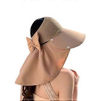 Cappello da sole moderno a tesa larga per golf, tennis o turismo. Cappello antivento da ciclismo che ti mantiene fresco nelle giornate calde. Colore kaki.