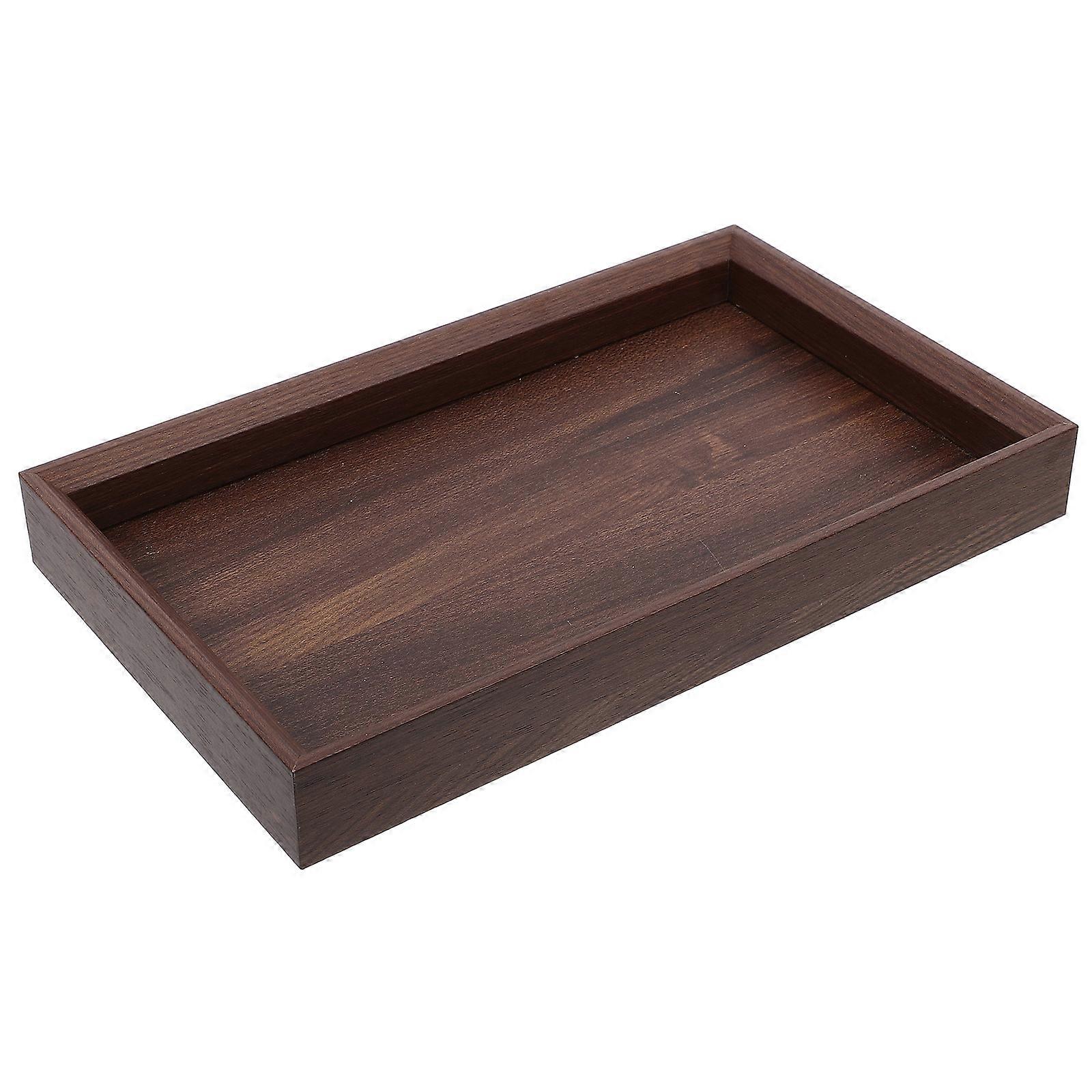 Tea Tray for Serving Snacks 1 Piece Solid Wood Kitchen Tray Coffee