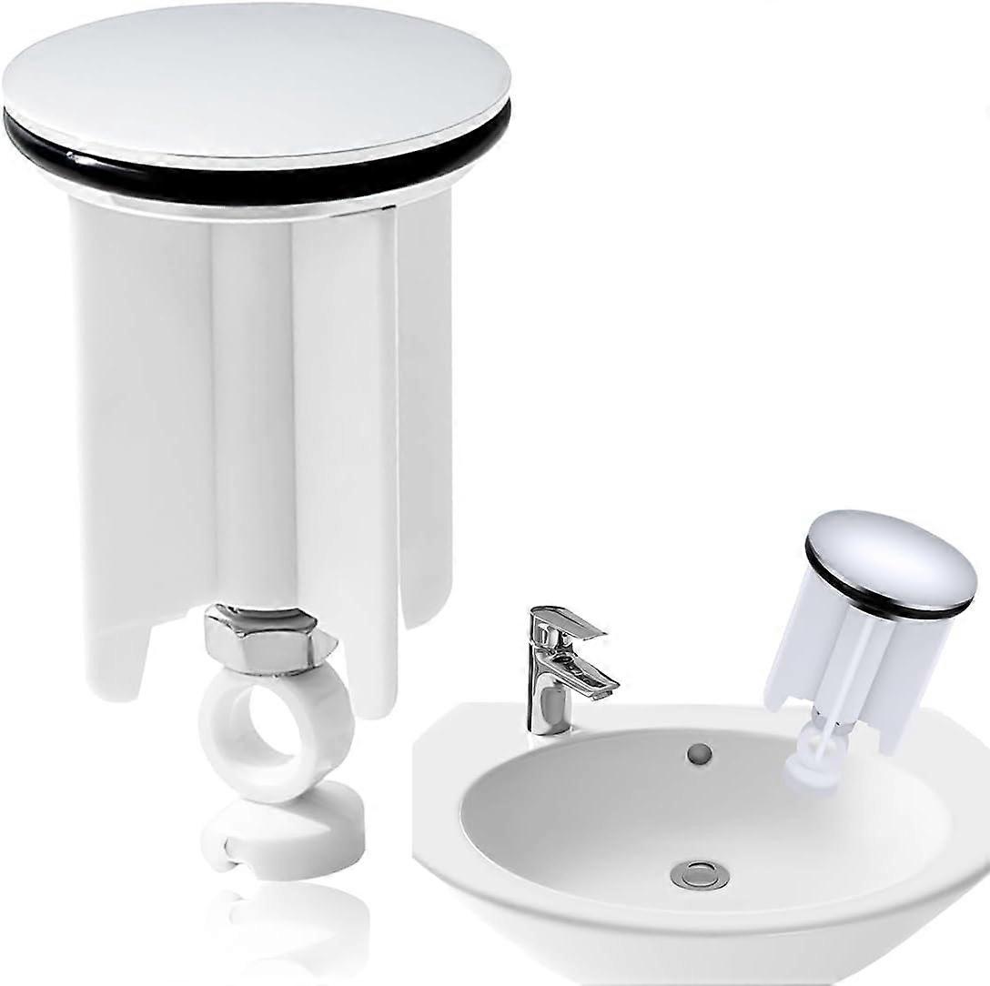 Piece Universal Drain Plug for Sink, Bathroom Sink Plug, Adjustable Ch