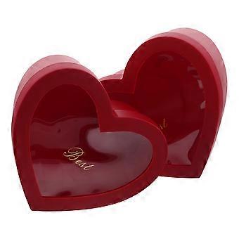 2pcs Heart Shaped Flower Boxes For Valentines Day Empty Heart Shaped Box For Flowers Valentines Day Treat Box Red Valentines Day Party Favor Box