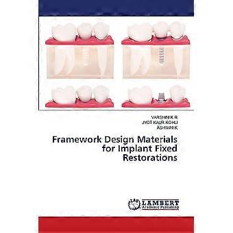 Framework design materials for implant fixed restorations