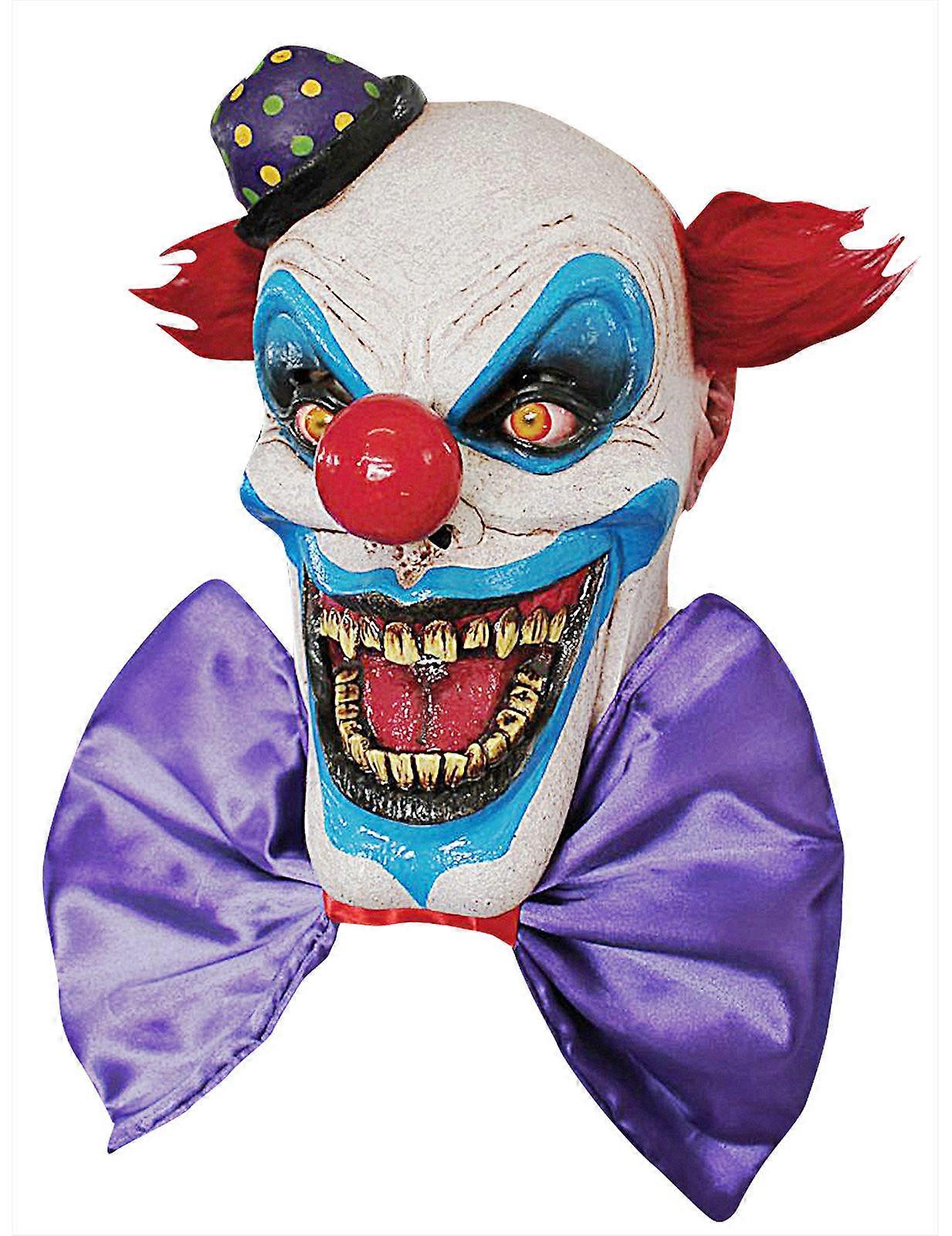 Scary clown latex mask