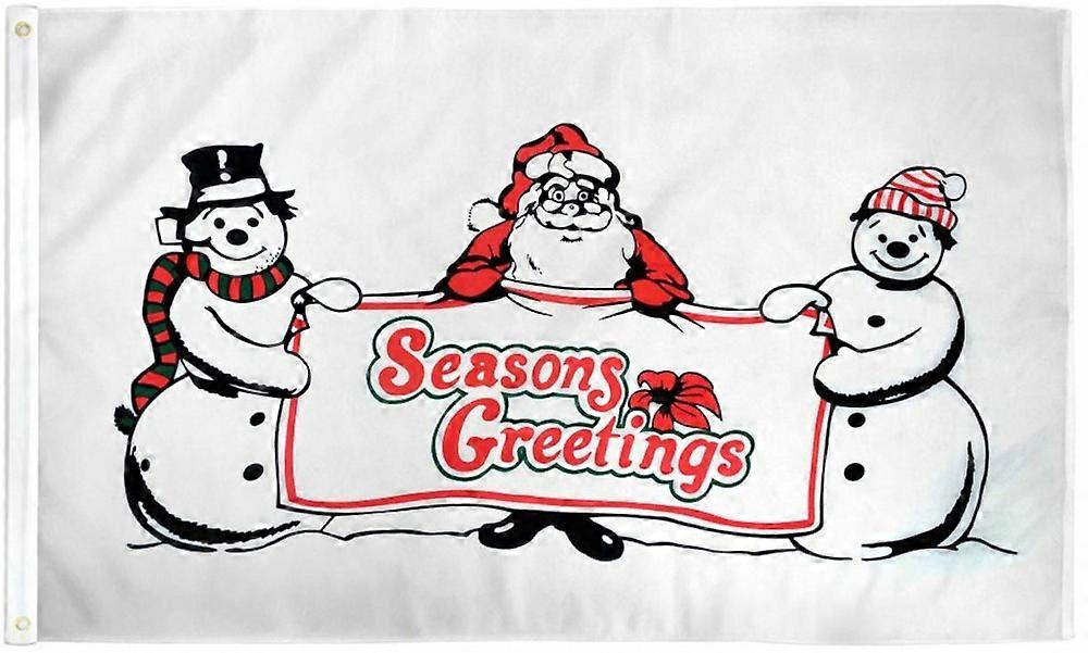 SEASONS GREETINGS flag CBQ-180