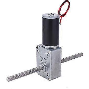 Worm Gear Motor M8 Double Right Hand Thread Dual Shaft Reduction MotorReduction Ratio 100