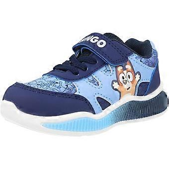 Kids Girls Boys Bluey Low Top Trainer Officially Licensed Character Casual Shoes