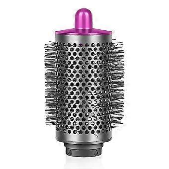 Spazzola Volumizzante Rotonda Grande Compatibile con Dyson Airwrap Hair Styler, Ideale per Capelli Lunghi (Fucsia)