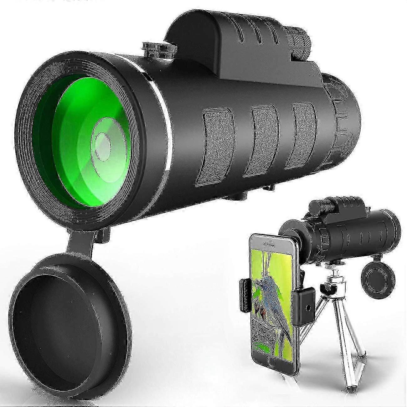 Monocular Telescope, Waterproof Monoculars With Clip
