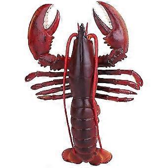 Simulation Soft Plastic Lobster Model Seafood Restaurant Props Decoration Toys Children (23cm)