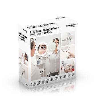 LED magnifying mirror with Flexible Arm and Suction Pad Mizoom InnovaGoods