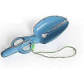 SCSYV Scooper Pooper Poop for hundehunder Liten stor hale spade picker medium-pet hund kattebæsj avfall saks spade-pick klemme (tilfeldig farge)