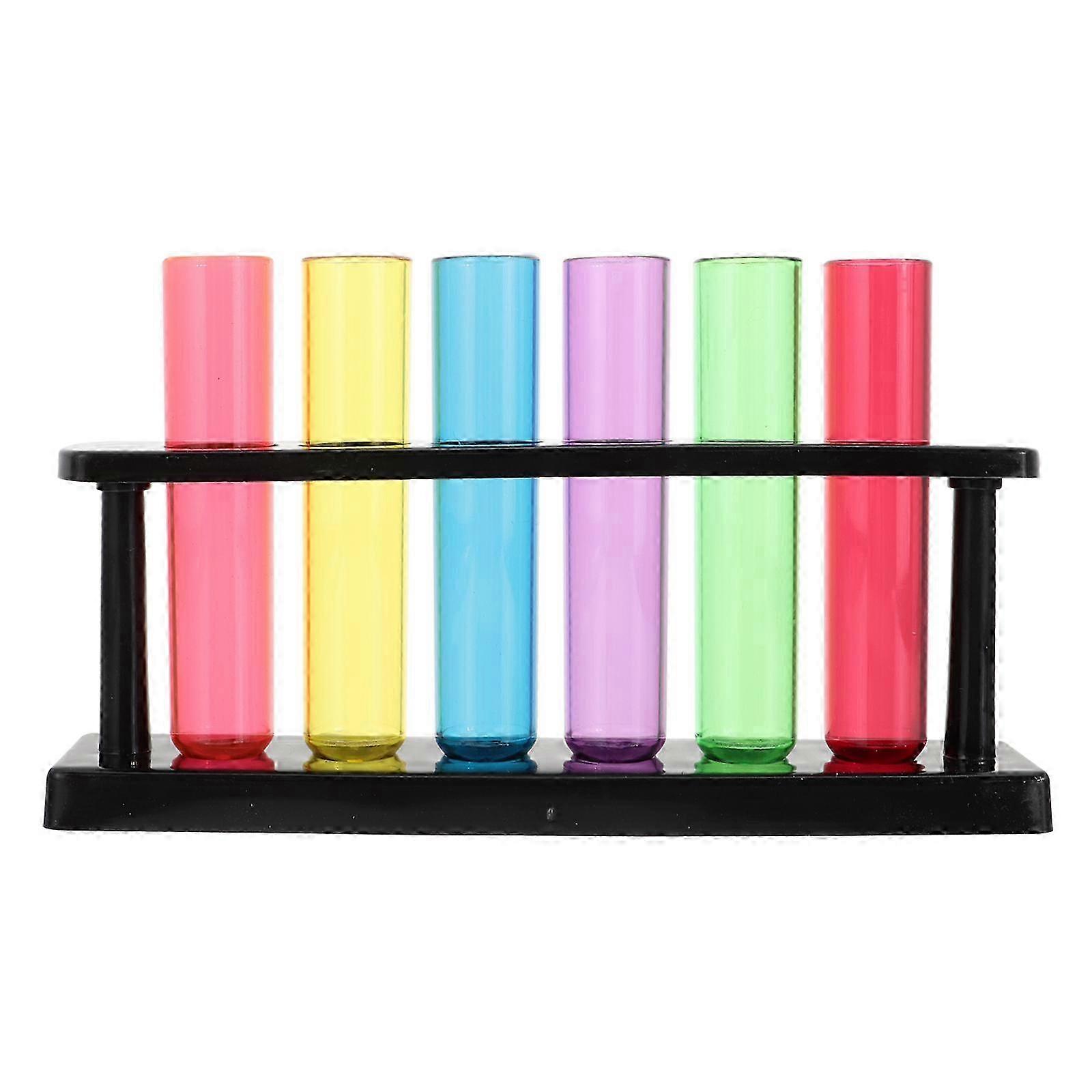 1 Set Plastic Test Tubes Transparent Test Tubes Practical Test Tubes compatible with Science