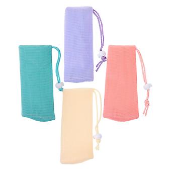 Soap Foaming Net Bags for Storage 8Pcs Mesh Soap Pouches Assorted Color