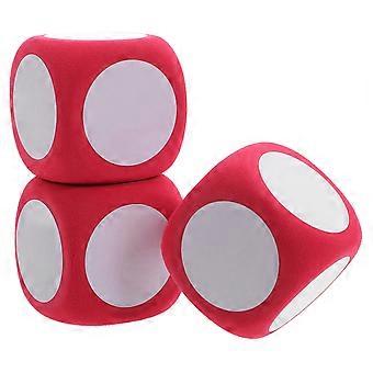 3pcs Jumbo Foam Dice: Dry Erase Blank Dice For Diy Classroom Activities - Creative Teaching Tools - Dry Erase Prop For Family Games