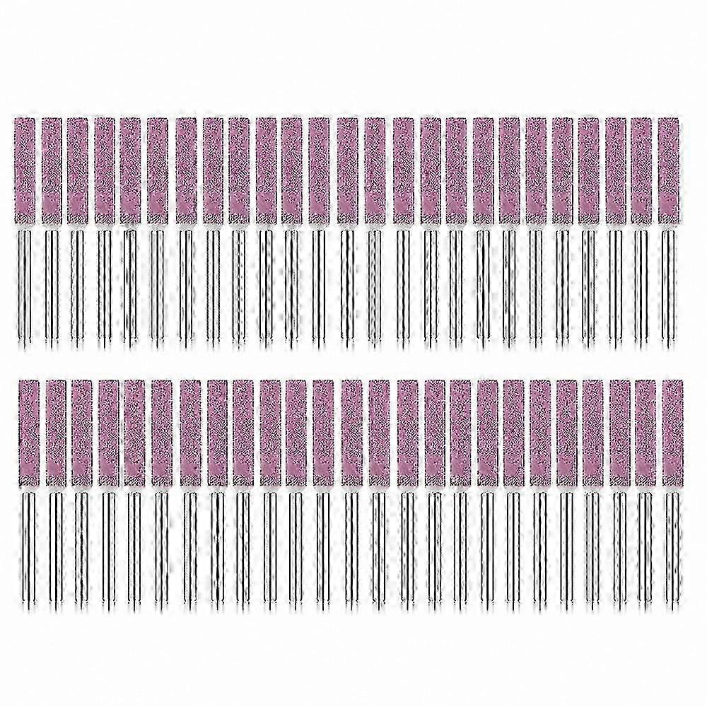 50-Pack Polishing Bits Tool Set Grinding Stone Files for Chainsaw Sharpening