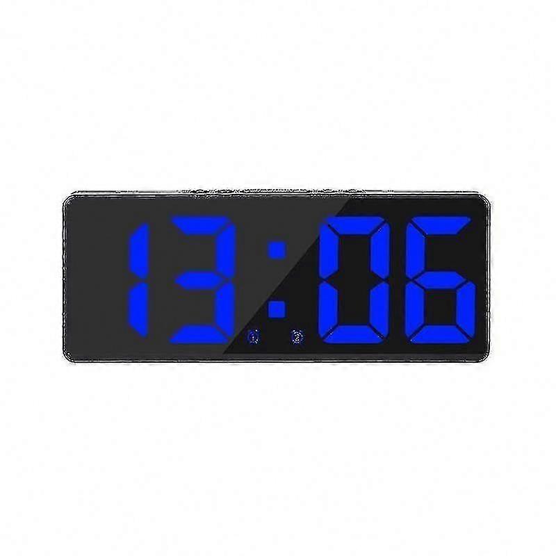 Large Smart Digital Wall Clock with App Control, Time/Date/Sound Control, Stepless Brightness & Volume, Alarm with Snooze Function