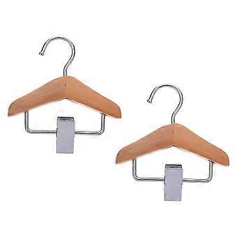 Pet Clothes Hook Wooden Hanger for Storage 2Pcs Household Organizer