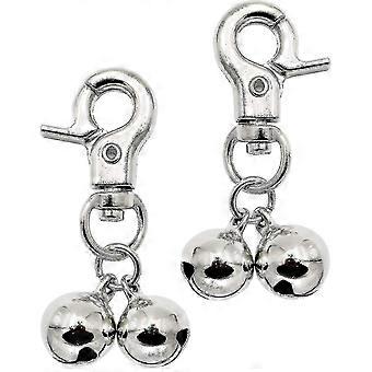2pcs Hundehalsbänder Glocken Haustier Anhänger Zubehör Training Halsbänder Riilq