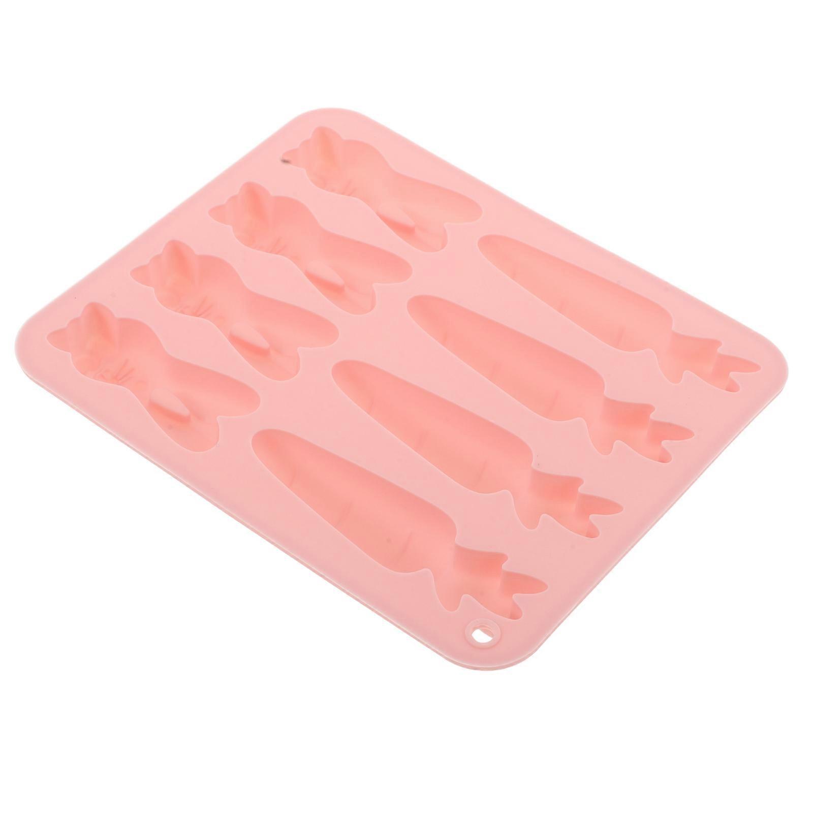 Rabbit Shape Silicone Cookie Mold Flexible Candy Mold for Baking