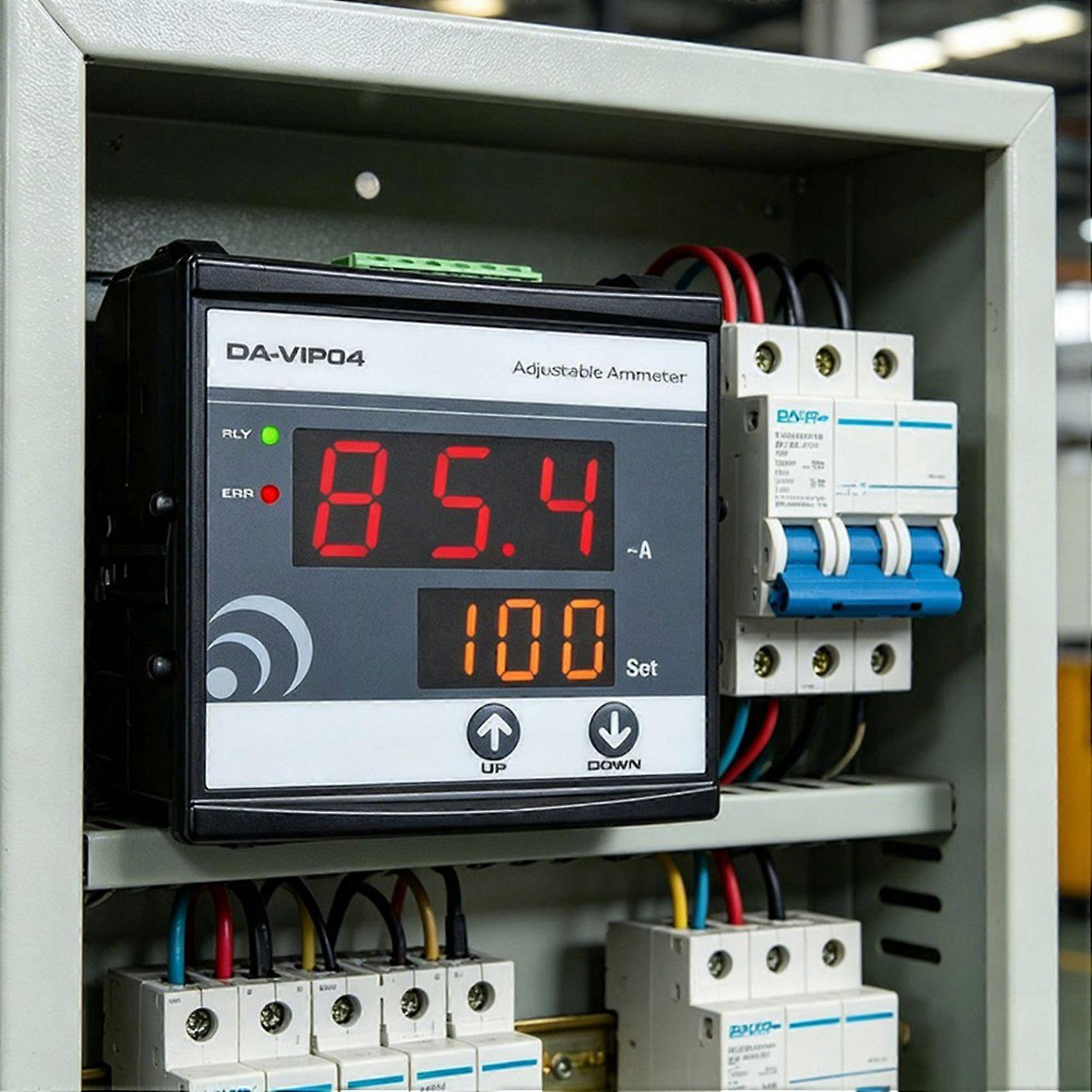 2X da-VIP04 Digital Adjustable Overcurrent Ammeter(0.1-999A)