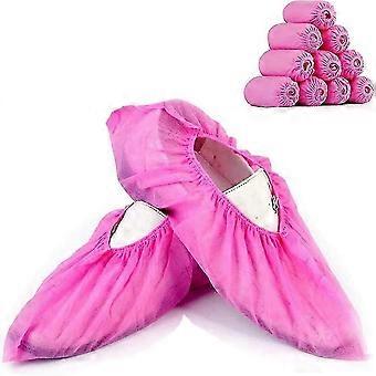 Non-slip Disposable Shoe Covers Thicker Overshoes for Floor Carpet Gift 100 Pack