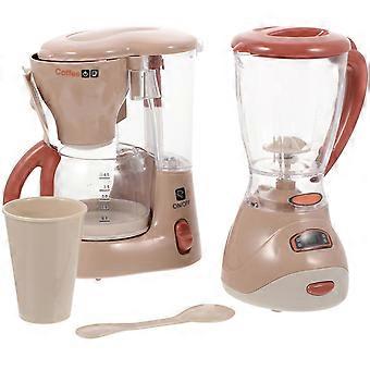 Play Kitchen Kids Kitchen Appliance Toy with Light Sound Features 6Pcs