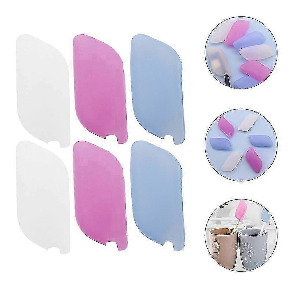 6Pcs Travel Toothbrush Head Covers Portable Toothbrush Protector Caps