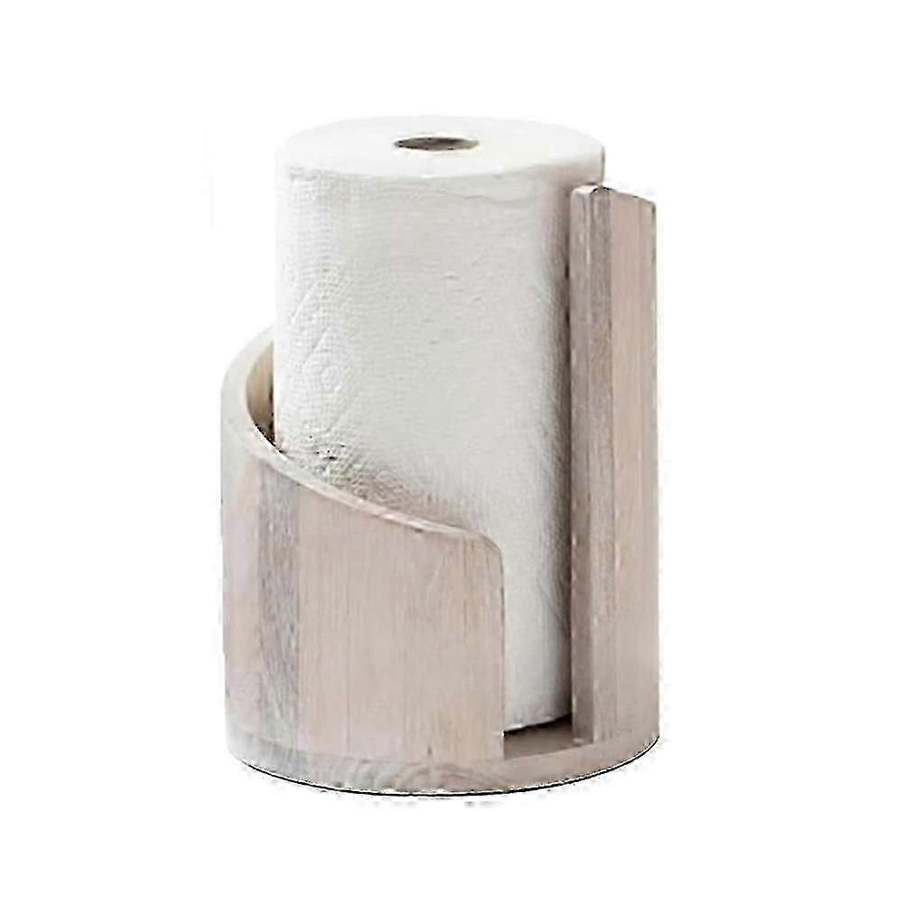 Solid Mango Wood Countertop Towel Holder