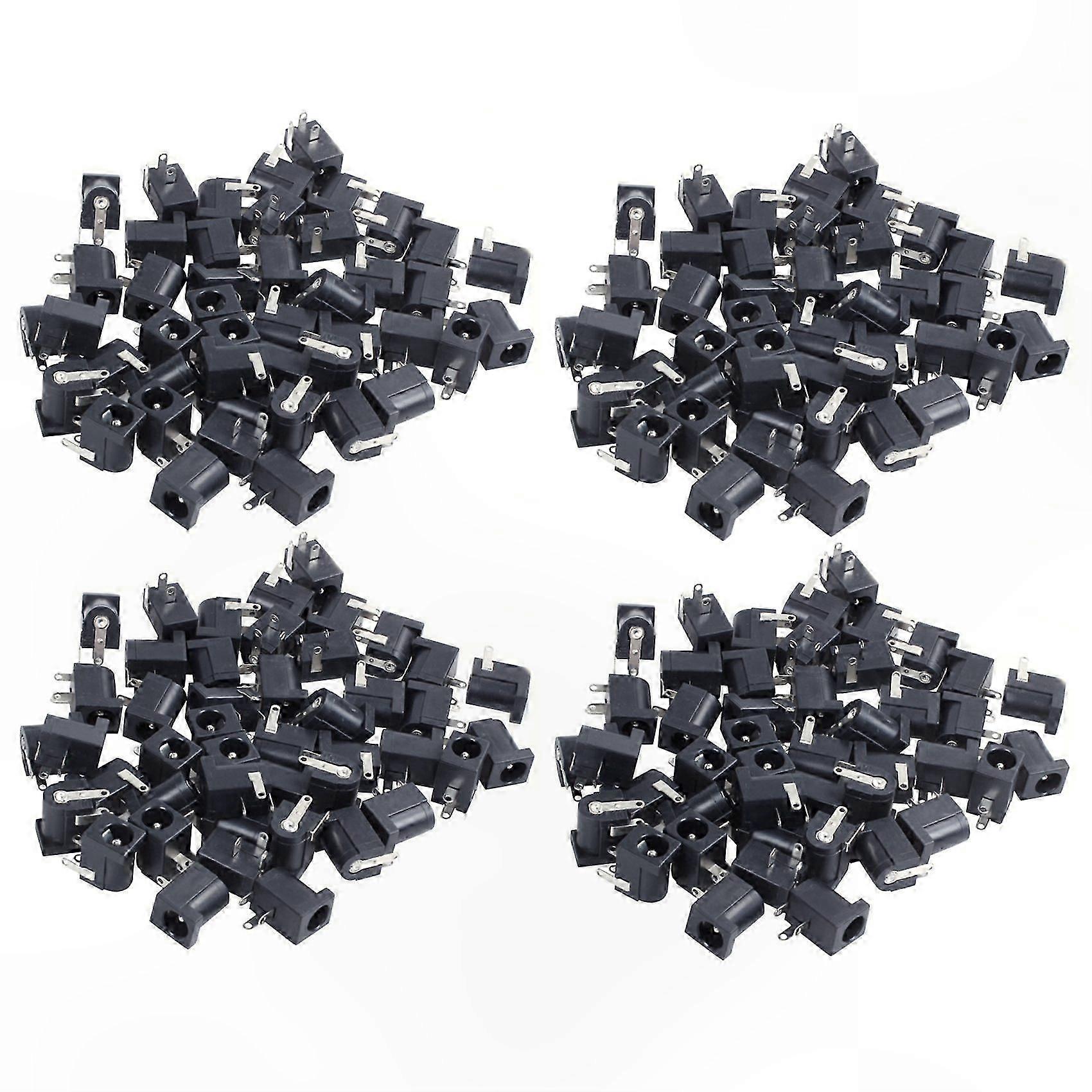180-Pack 2.1x5.5mm DC Power Jack Connectors for PCB Mounting