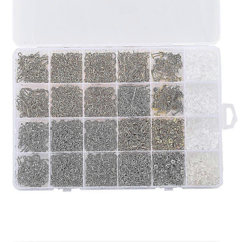 Alloy Earring Hooks Jump Rings 2000pcs