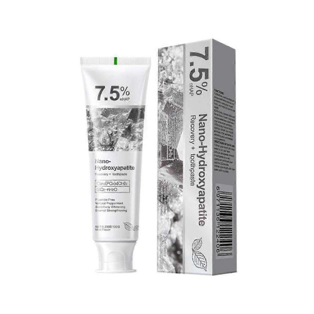 1-3X msdrwikey Hydroxyapatite Toothpaste,Toothpaste with 7.5% Nanos Hydroxyapatite