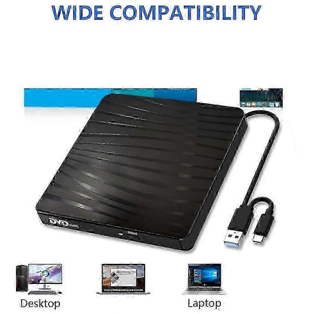 USB 3.0 Portable CD DVD Duplicator