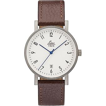 Laco Classic käsinkäämitys käsi haavan mekaaninen analoginen Miesten Watch Cowhide ranne koru 861860