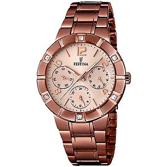 Festina Mademoiselle Quartz Analog Women's Watch with Stainless Steel Bracelet F16710/1