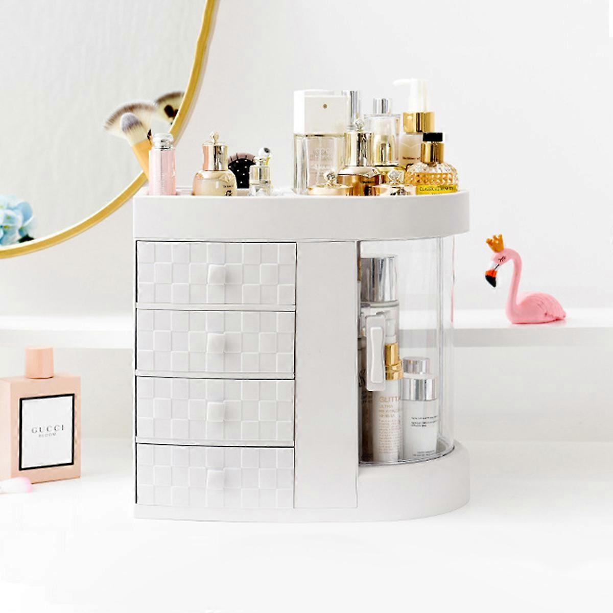 Elegant Rotating Adjustable Carousel Storage