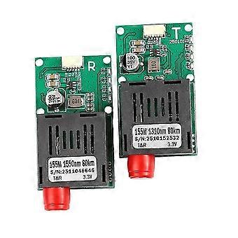 80KM TTL Optical Transceiver Module TX RX Fiber Transceiver Optical Terminal Equipment FC Interface AV/VCC/GND-SNNGV