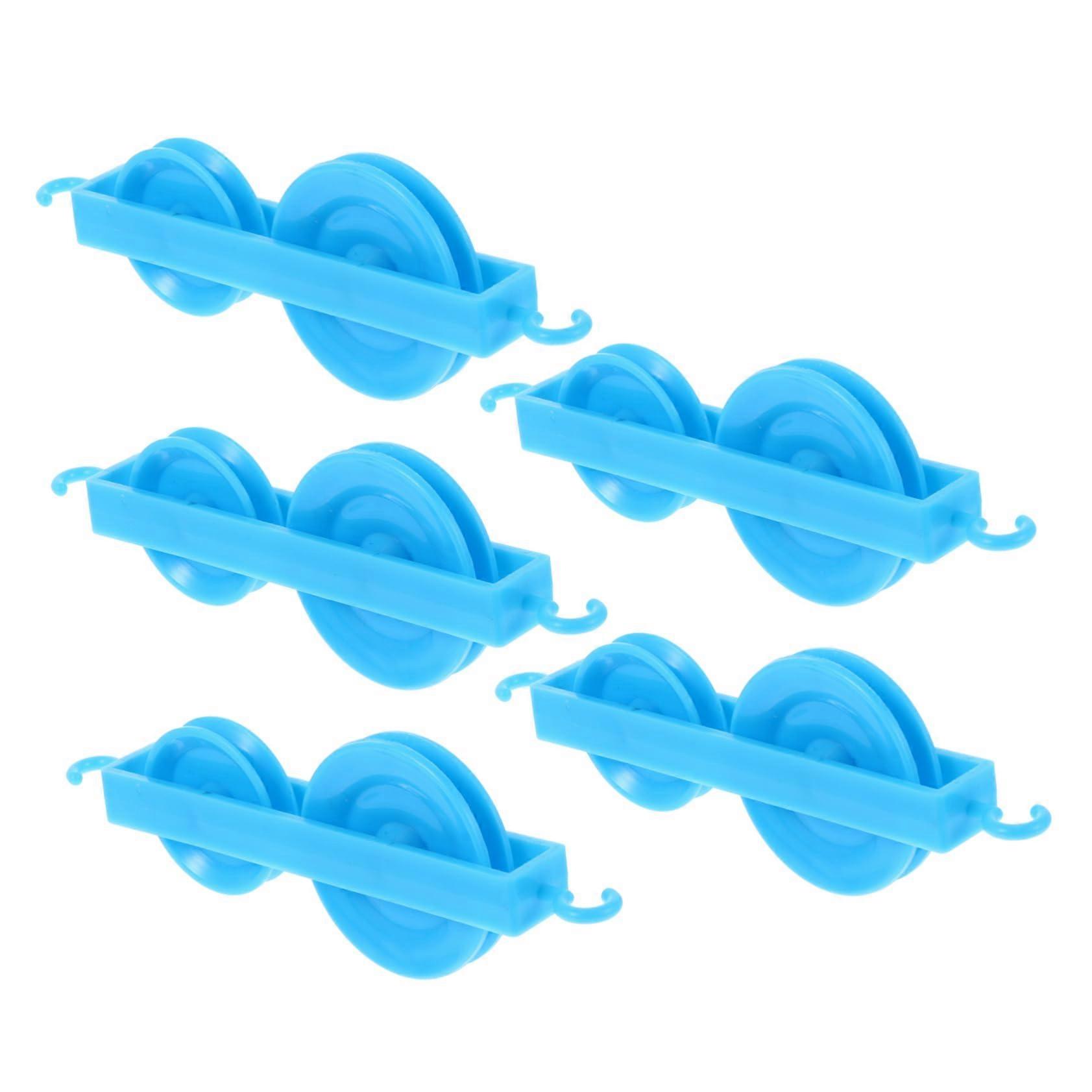 Physics Experiment Pulley Kit, Plastic Double Pulley for STEM Education Classroom Learning