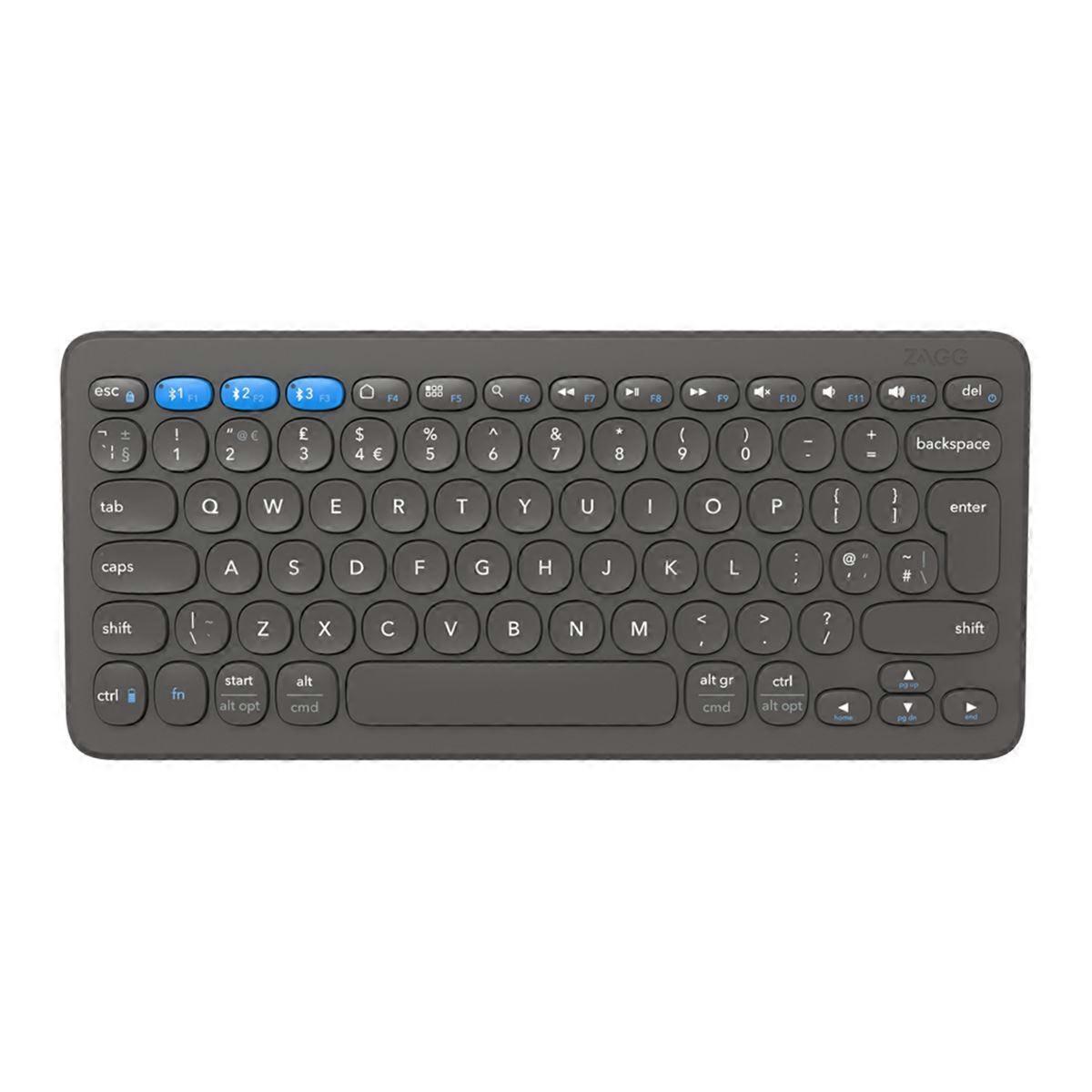 Zagg Multi-pairing 12-inch Keyboard with Wireless Charging (103211032)
