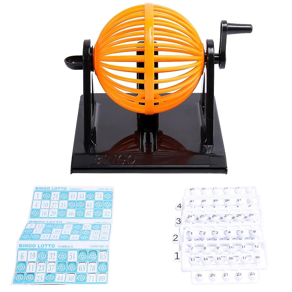 Bingo Game Console Simulative Lottery Machine Children Educational Toys Creative Party Props