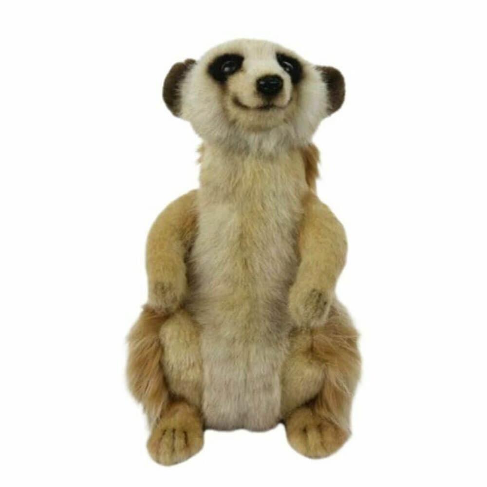 Meerkat Plush Toy Realistic Soft To Touch And Cuddle Perfect Gift (22cm H)