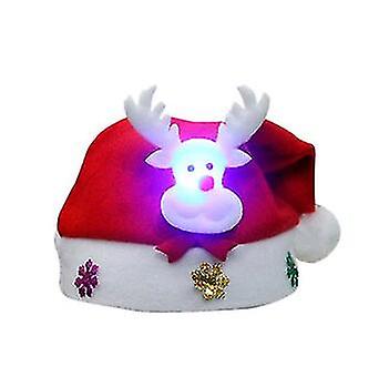 Bebek Yetişkin Noel Baba Şapkaları Kırmızı Dekorasyon Yeni Yıl Dekorasyonu Çocuklar Hediye Tatil Partisi Malzemeleri için Yumuşak Peluş Noel Şapkası Partisi