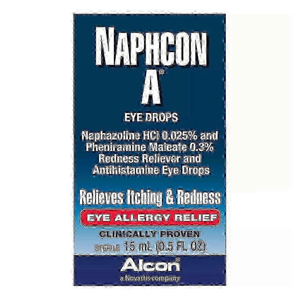 Naphcon、眼アレルギー救済目薬、0.16 オンス