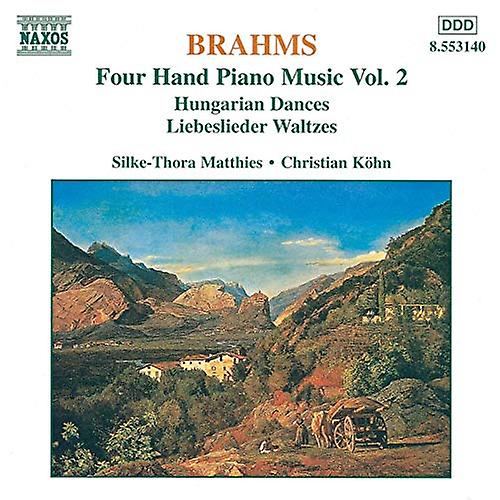 Matthies - BRAHMS: Four-Hand Piano Music, Vol. 2 [CD]