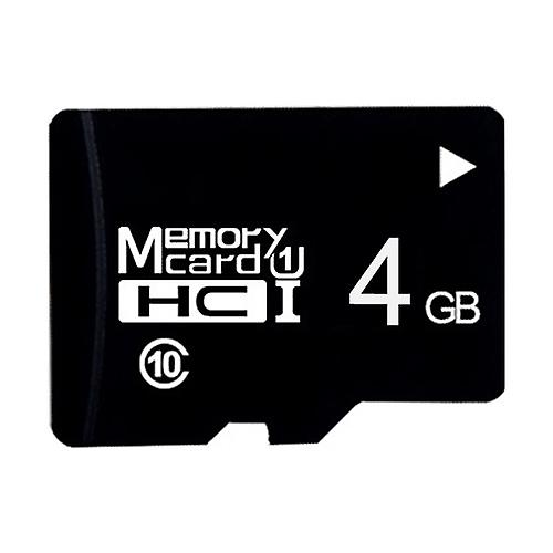 4GB High Speed Cl10 Black TF(Micro SD) Memory Card