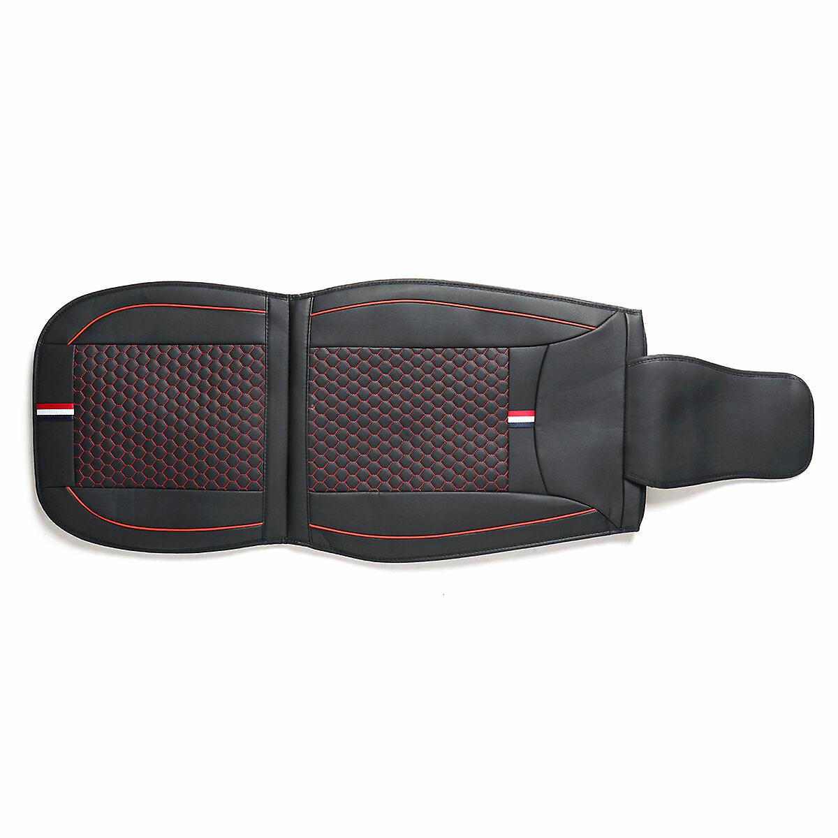 Waterproof Dustproof Pu Leather Front Car Seat Cover Protector Mat Pad - 1x Full Seat