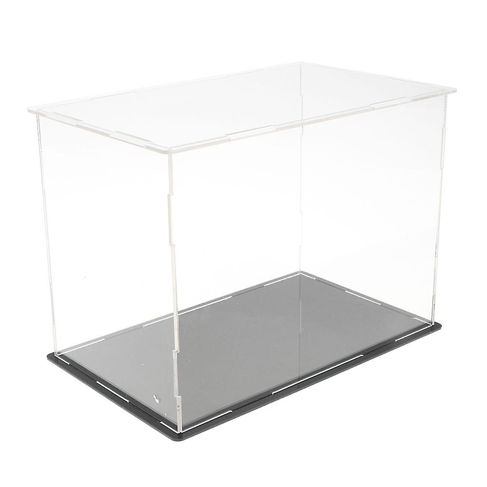 Acrylic Display Case Dustproof Protective Boxes Container 22x11.5x15.5cm