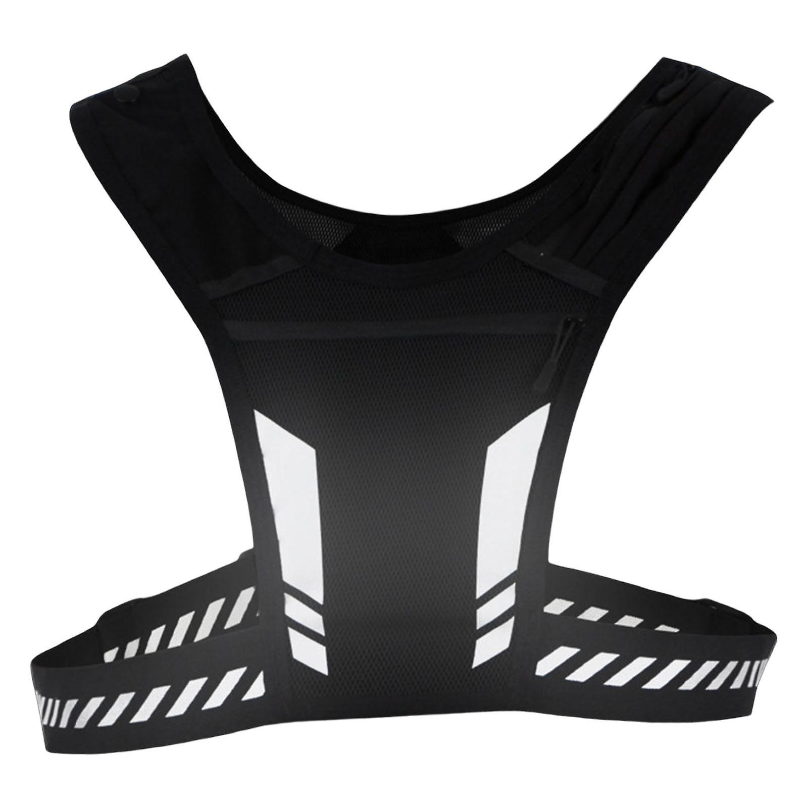 Running Reflective Vest with Phone Pocket Lightweight for Men Running Hiking